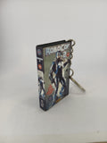 RoboCop 2 VHS keyring — front cover standing angled 2