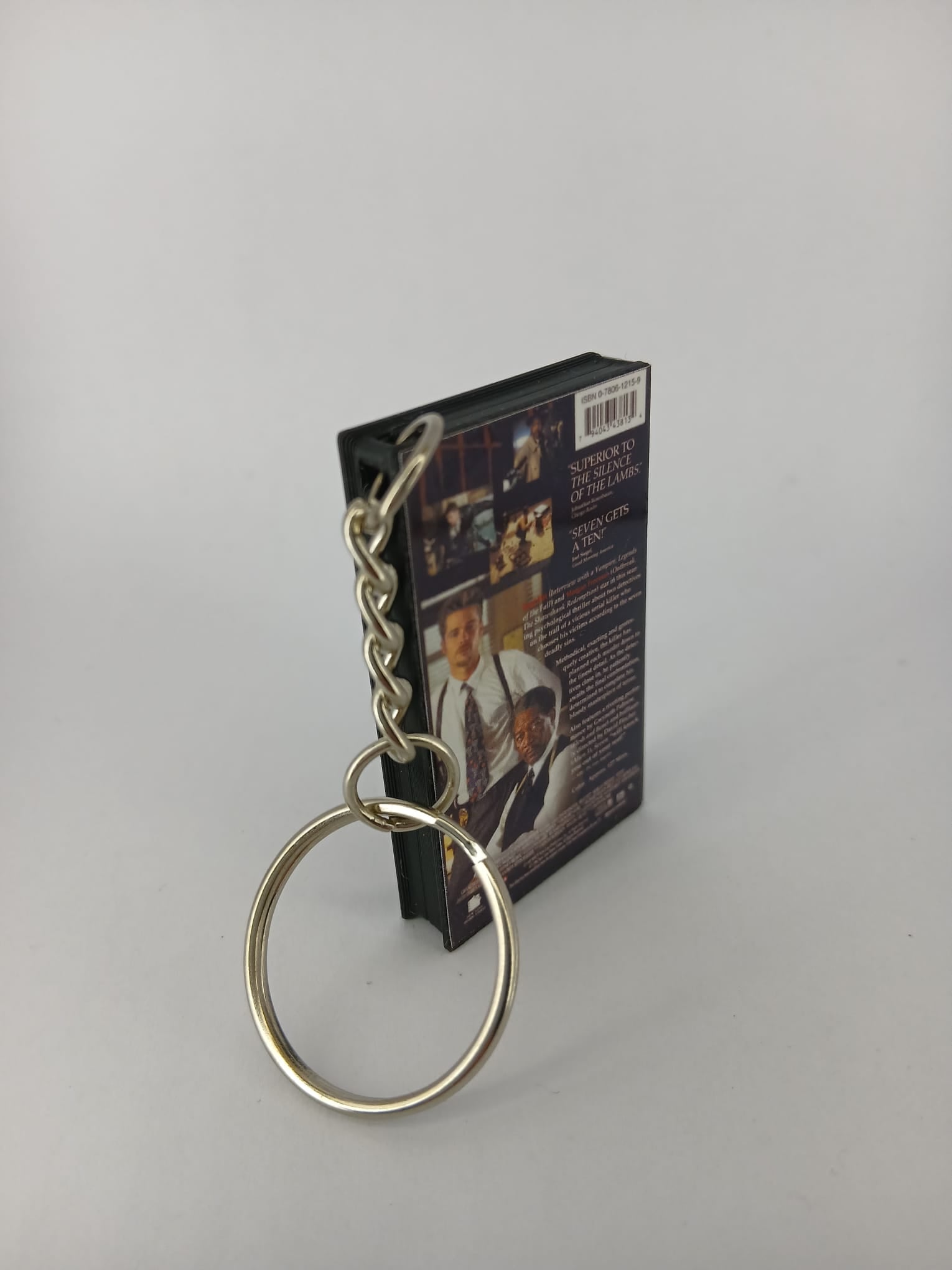 Se7en Mini VHS Keyring – side angle