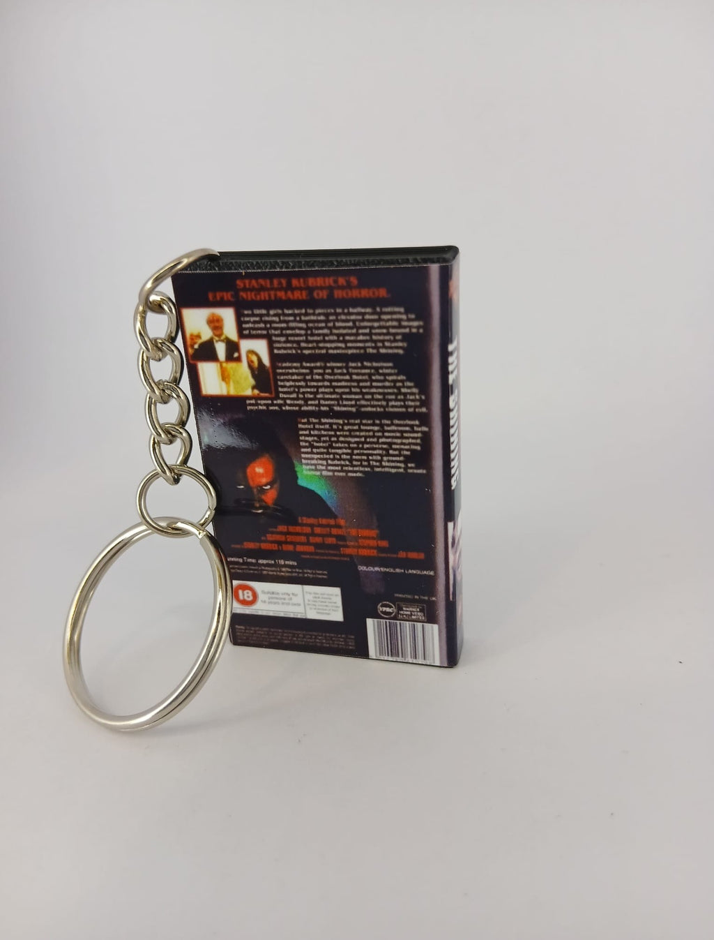 The Shining Mini VHS Keyring – keyring detail