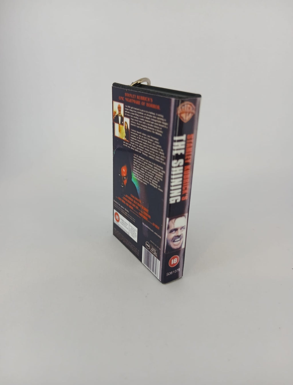 The Shining Mini VHS Keyring – standing upright