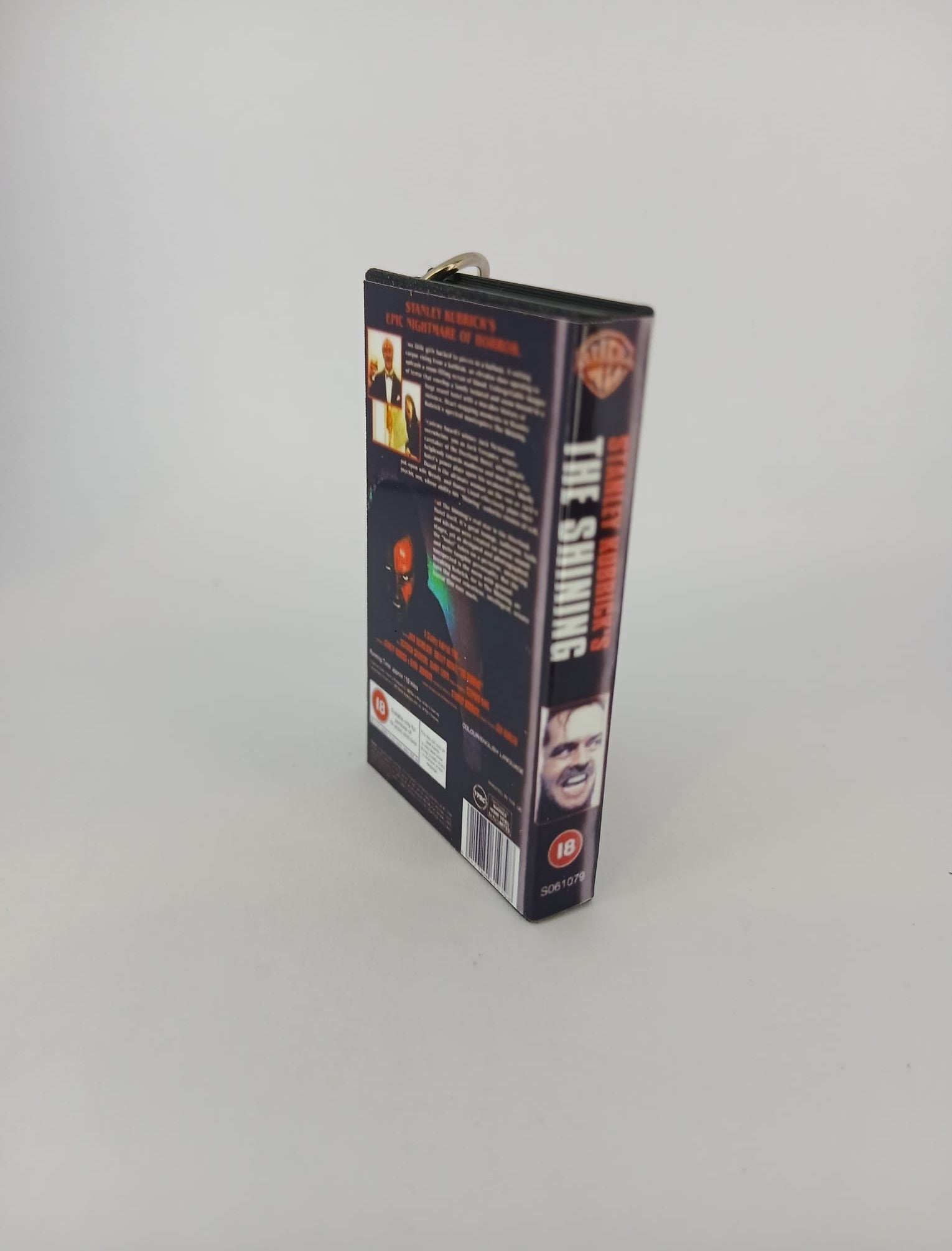 The Shining Mini VHS Keyring – standing upright