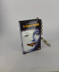The Silence of the Lambs VHS keyring — front cover standing angled 2