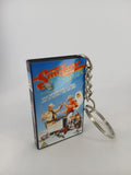 Smokey and the Bandit VHS keyring — front cover standing angled 3