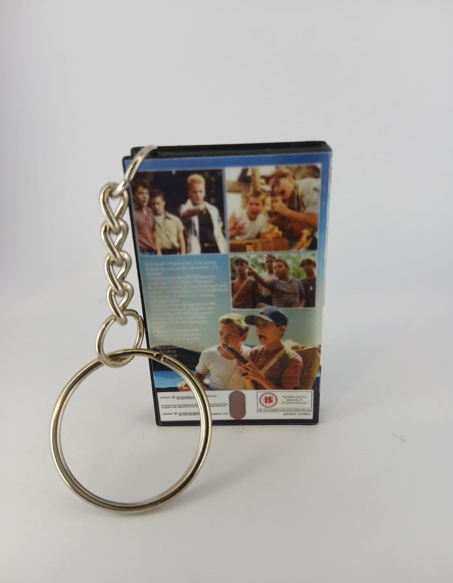 Stand By Me Mini VHS Keyring – back view standing