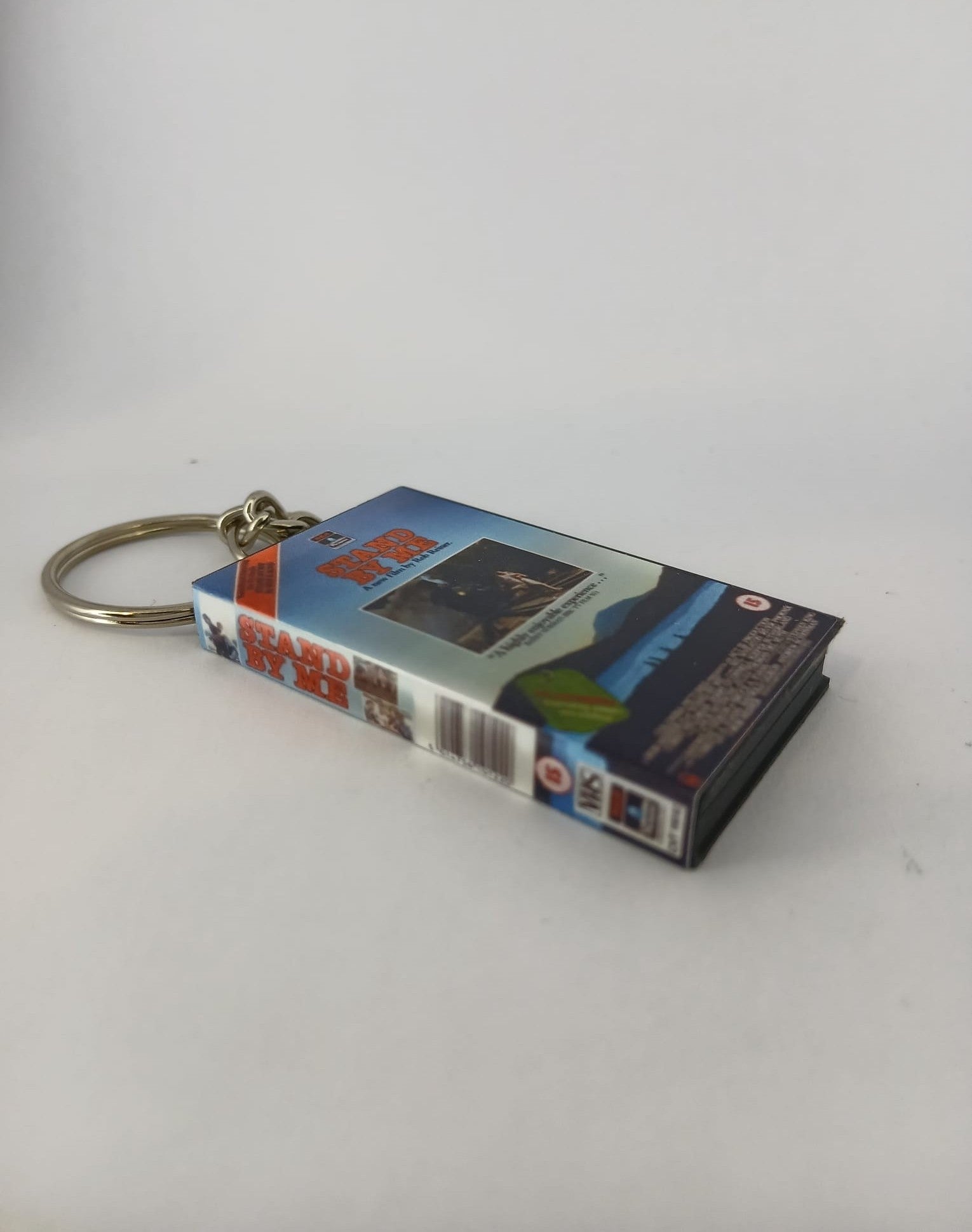 Stand By Me Mini VHS Keyring – front view standing