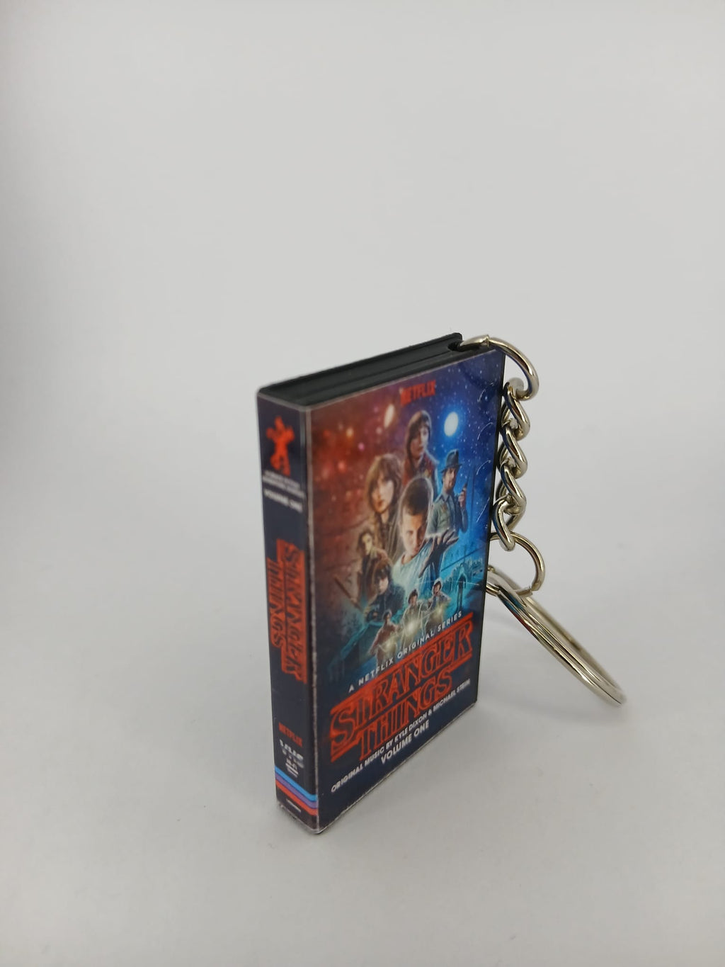 Stranger Things Mini VHS Keyring – back view