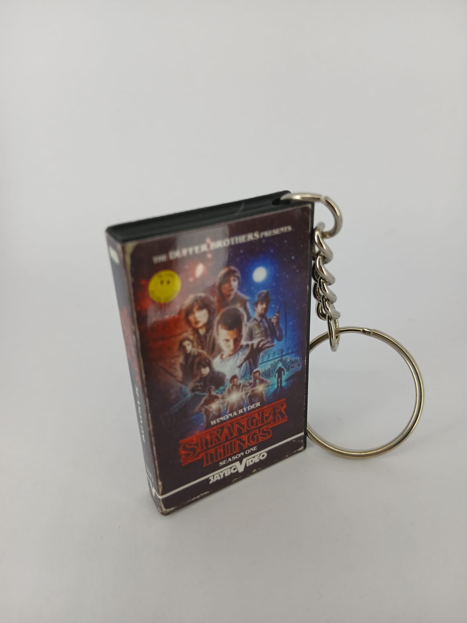 Stranger Things Season One Mini VHS Keyring – spine view