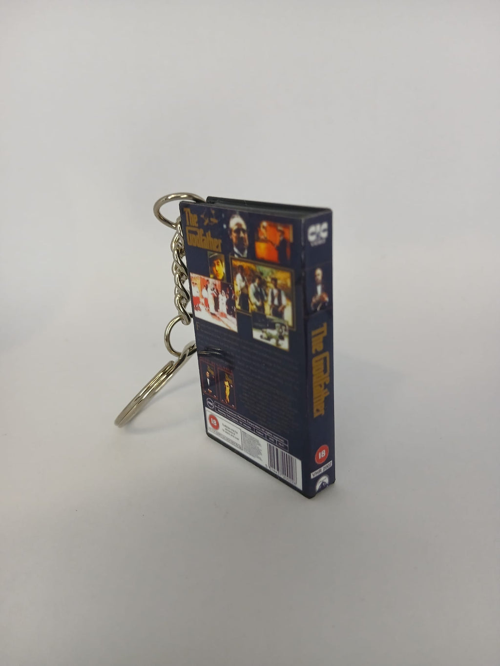 The Godfather Mini VHS Keyring – back angle low standing